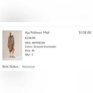 Aja pullover midi